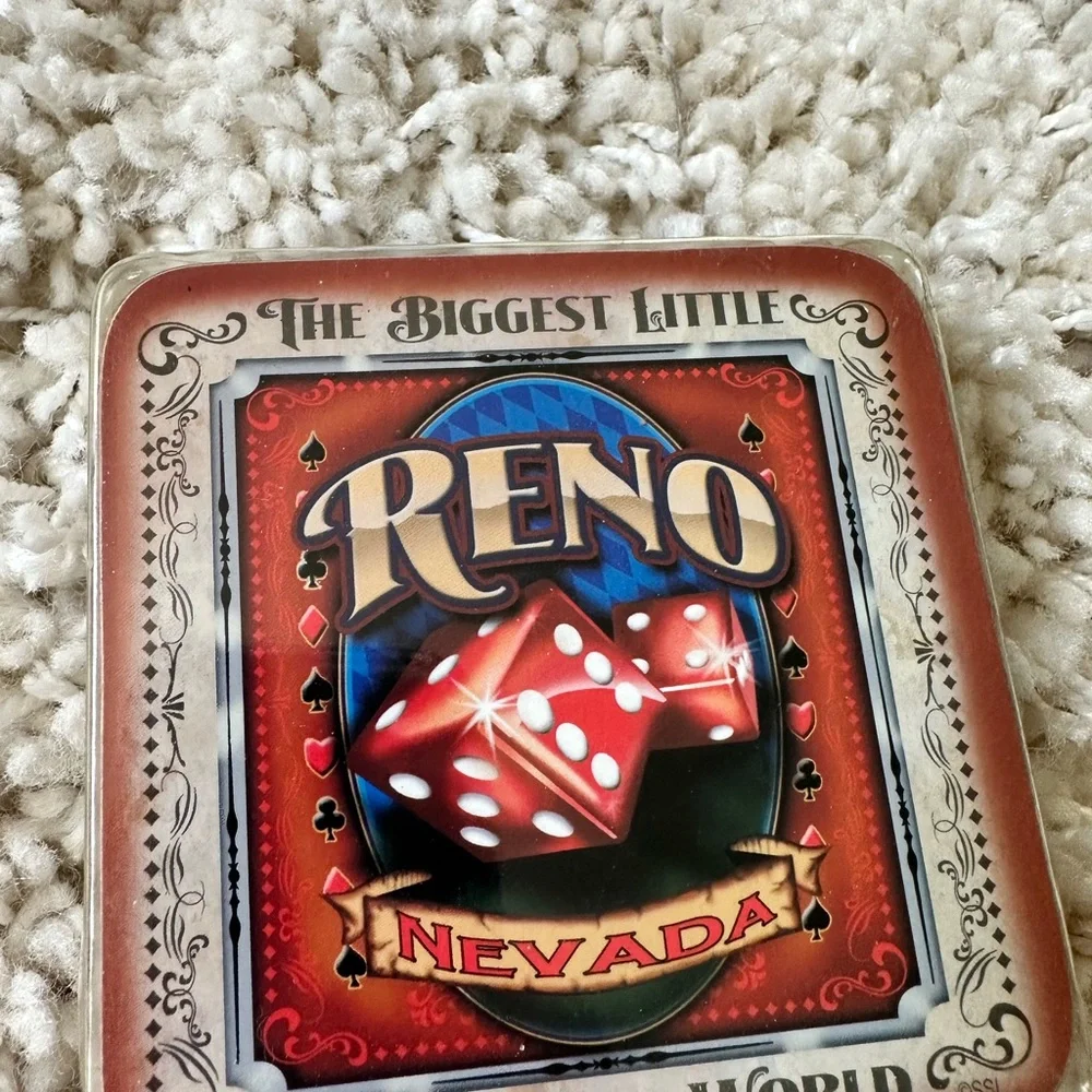 Gift from Reno Nevada full set brand new coasters hometown pack bundle s…